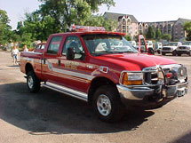 Lake Elmo Fire Department pickup.