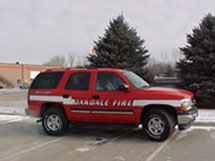 Oakdale Fire Department suburban.